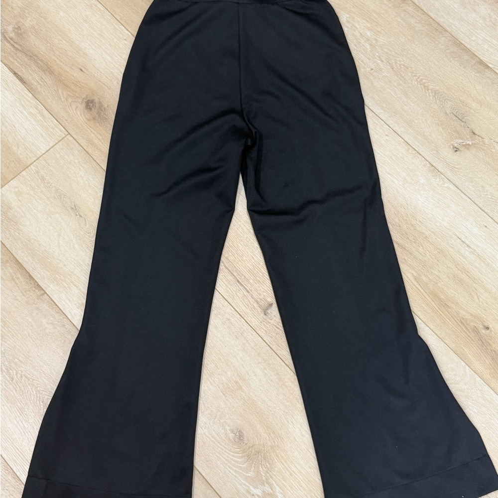 Zara Black pants with side slits - Picture 3 of 4